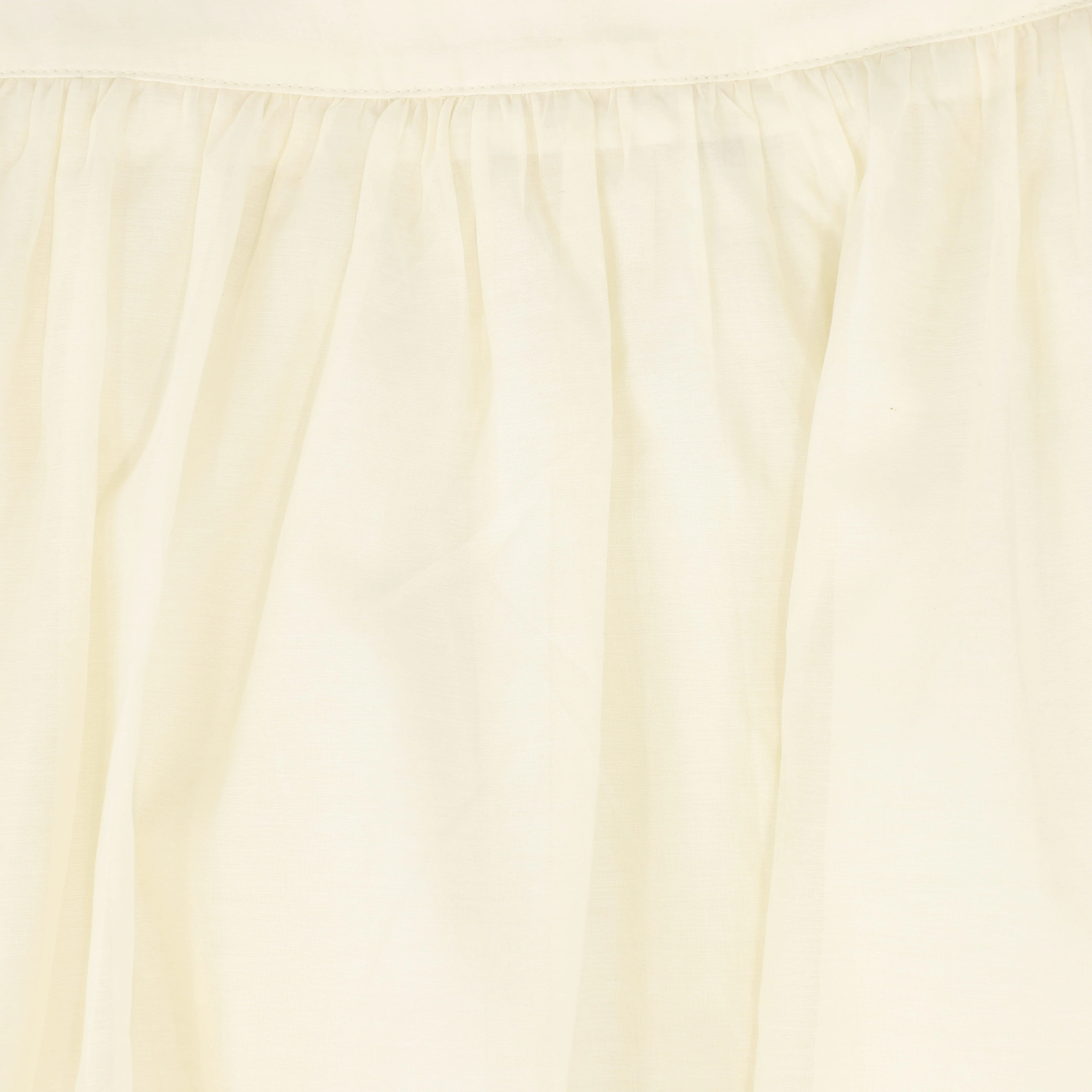 BAMBOO IVORY ORGANZA MIDI SKIRT [FINAL SALE] - Image 3