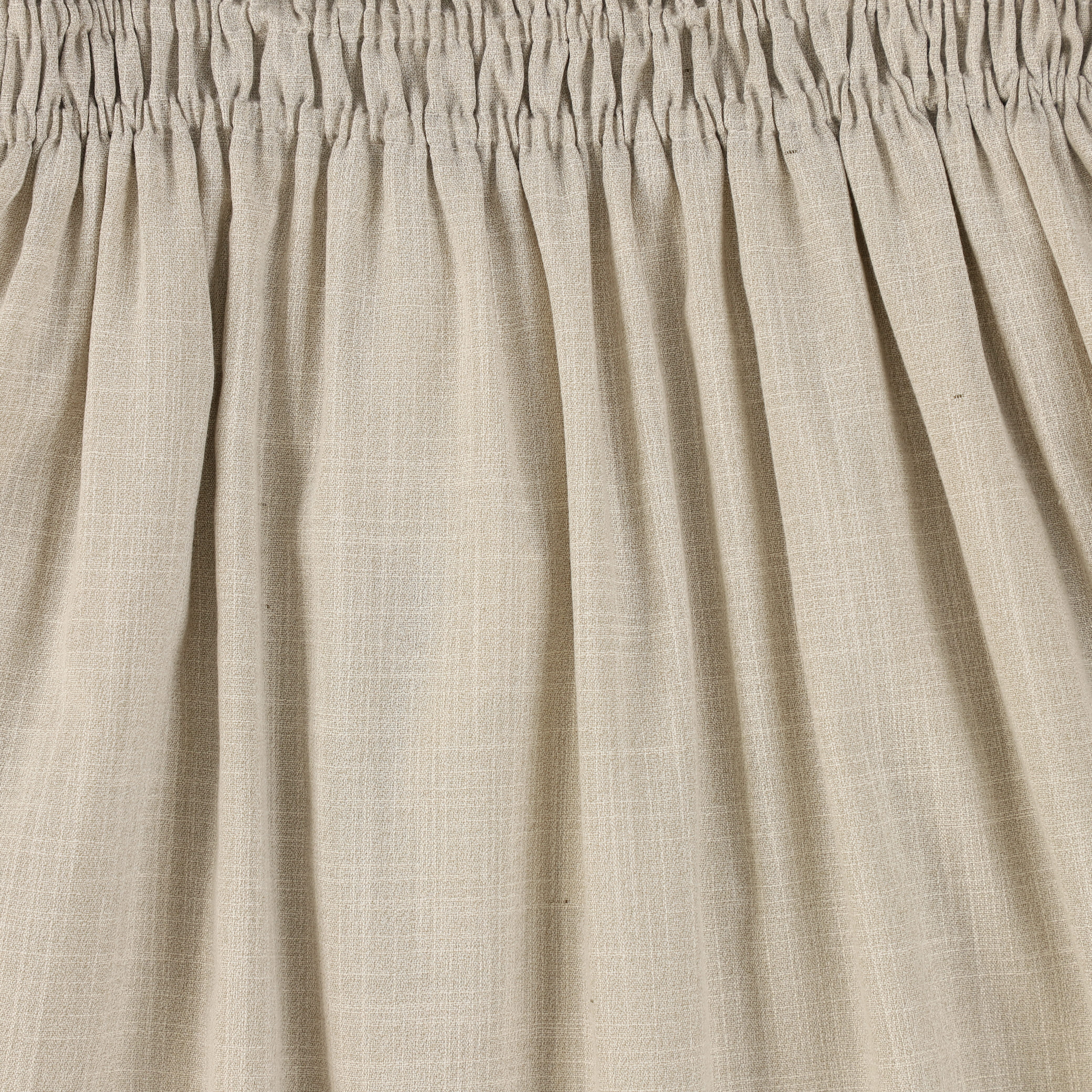 BAMBOO OATMEAL LINEN SMOCK WAISTED SKIRT [FINAL SALE] - Image 3