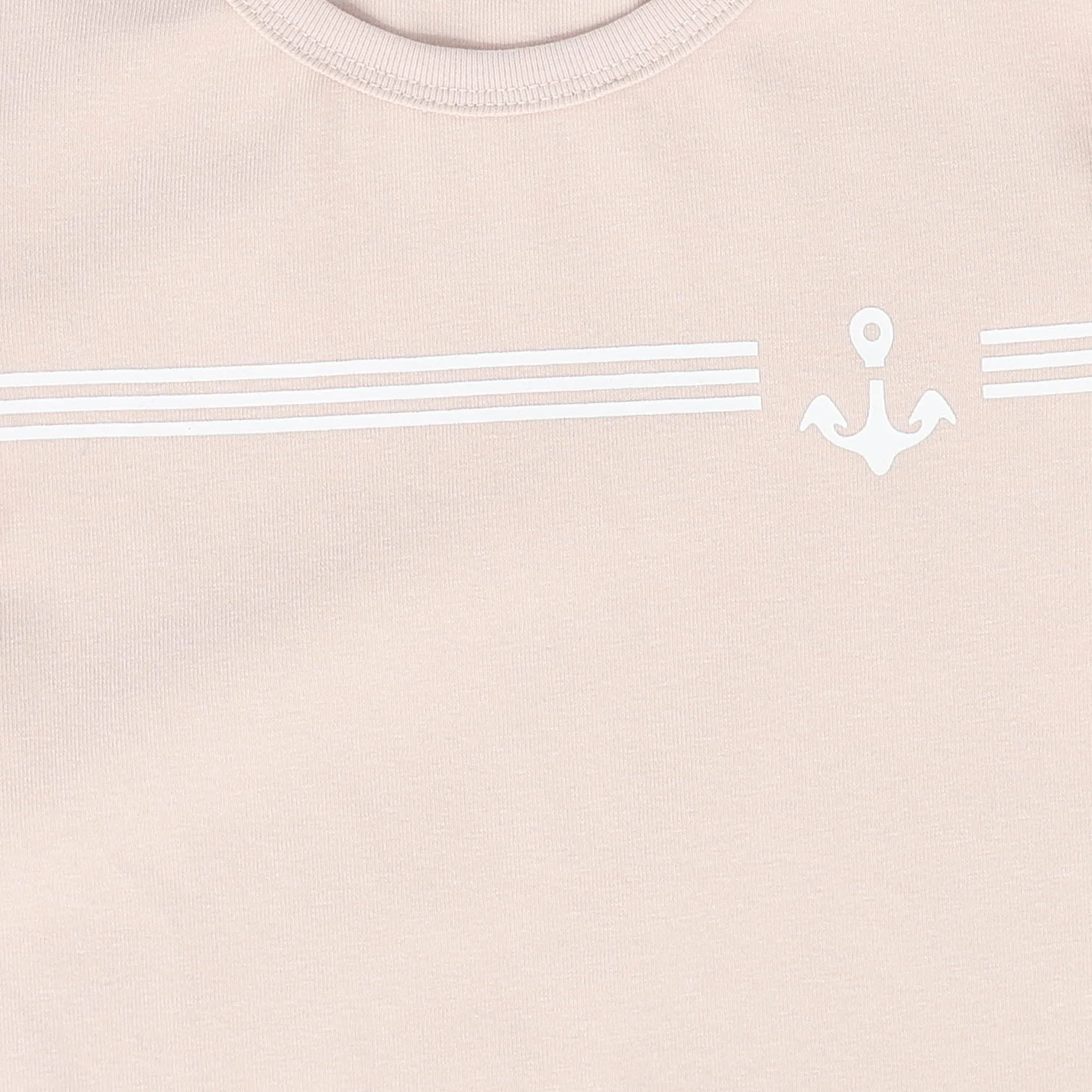 BAMBOO PINK ANCHOR EMBLEM SS TEE [FINAL SALE] - Image 3