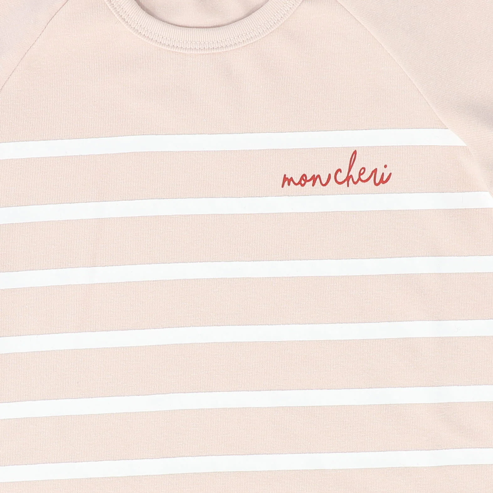 BAMBOO PINK STRIPED SS TEE [FINAL SALE] - Image 3