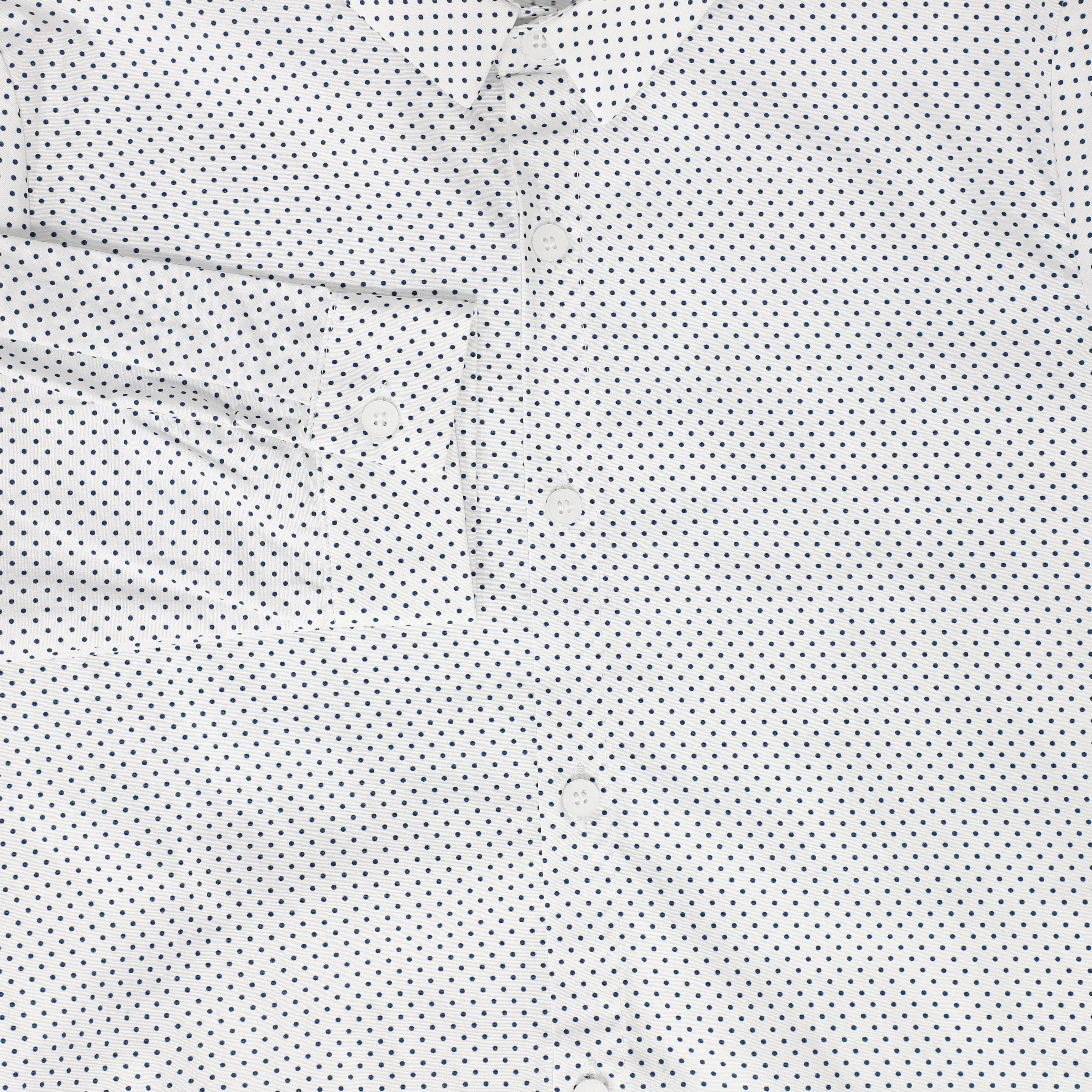 Bamboo White/Blue Collared Shirt [FINAL SALE] - Image 3