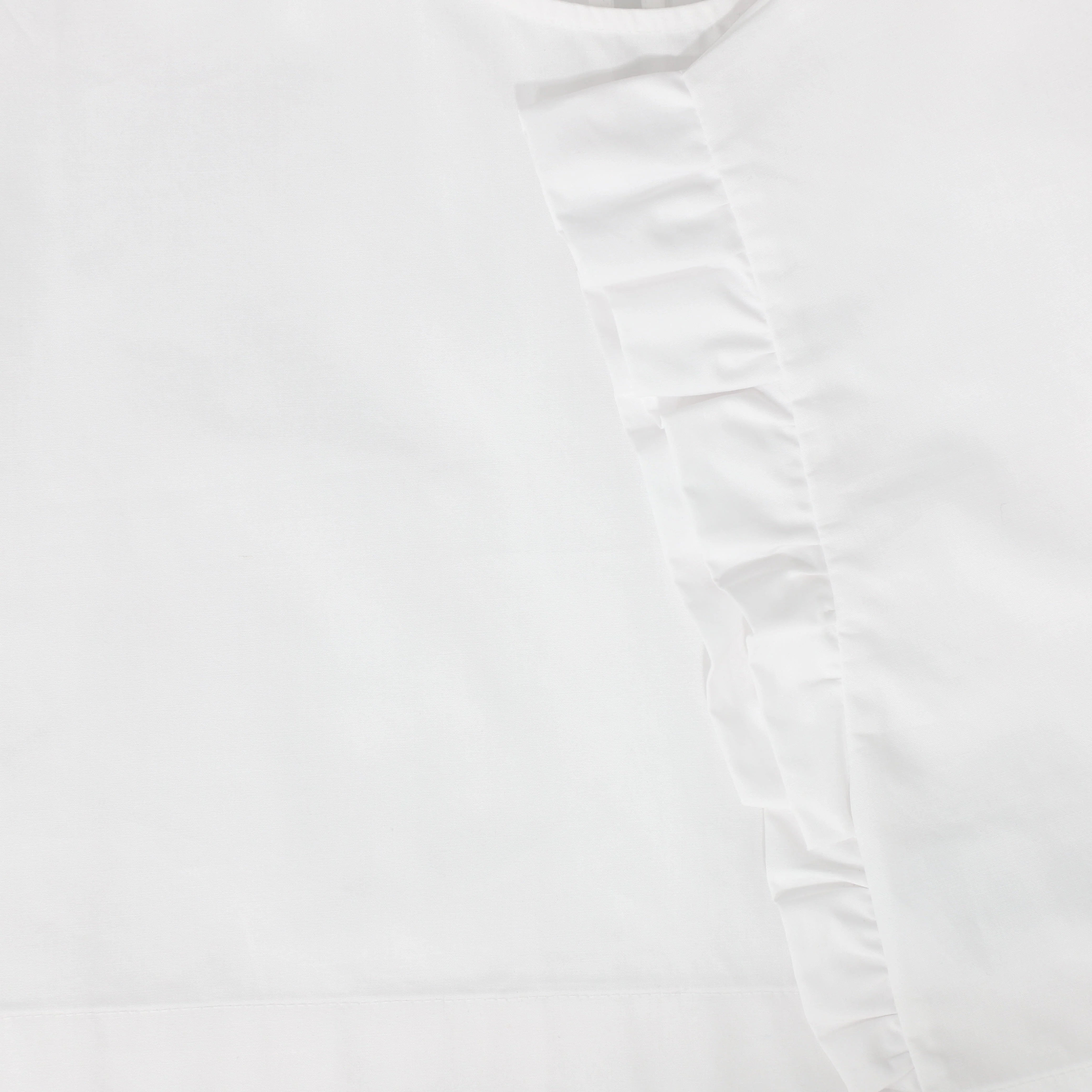 BE FOR ALL WHITE RUFFLE TRIM TOP [FINAL SALE] - Image 3