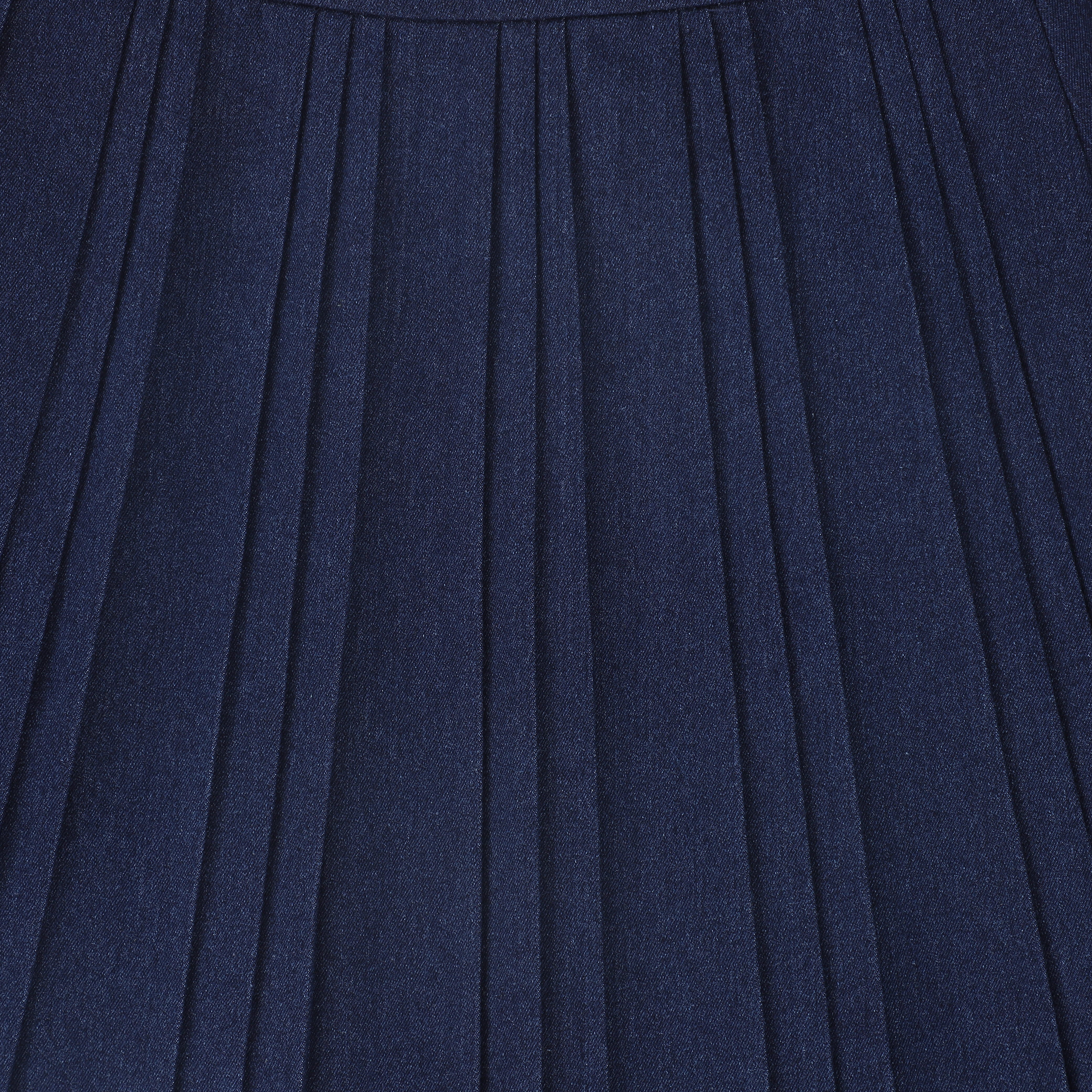 VALENTINA BLUE DENIM PLEATED SKIRT [FINAL SALE] - Image 3
