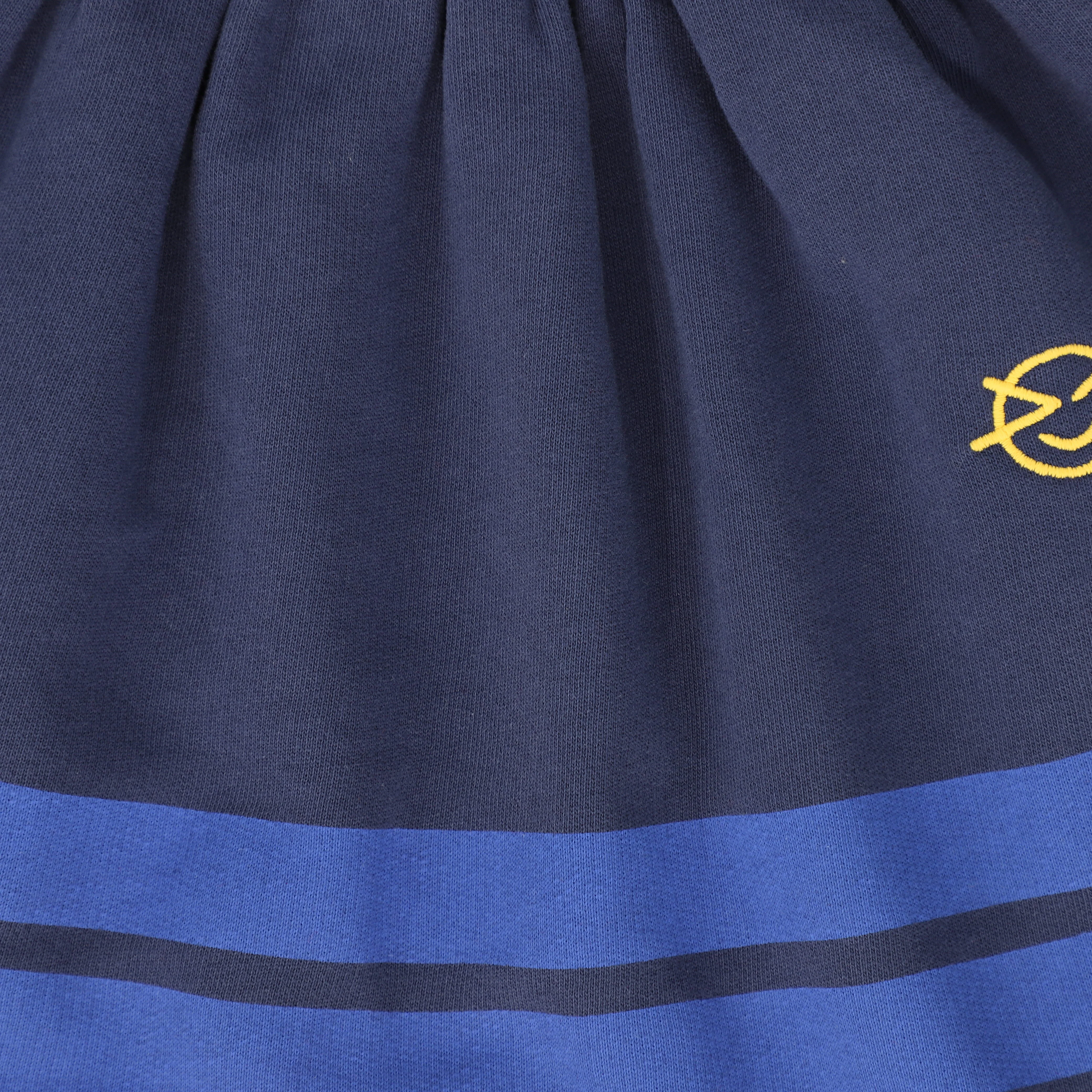 WYNKEN  NAVY DOUBLE STRIPE FLARE SKIRT [FINAL SALE] - Image 3